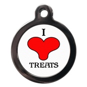 PS Pet Tags - I Love Treats Pet ID Tag