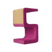 Catworks - Scratching Post - Letter S - Pink