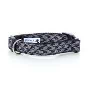 Pet Pooch Boutique - Black Houndstooth Dog Collar