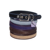 Holly&Lil - Lilac Grey Pebbles Dog Collar