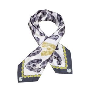 Basset Hound Silk Scarf