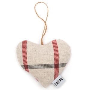 Nottingham Check Lavender Heart