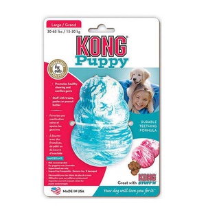 Kong Puppy Rubber Toy Blue
