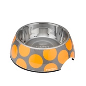 FuzzYard - Bubblelicious Bowl - Orange and Grey