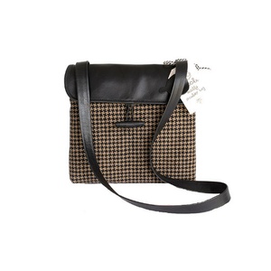 Woolly Bag Classic Houndstooth Cross Body Bag