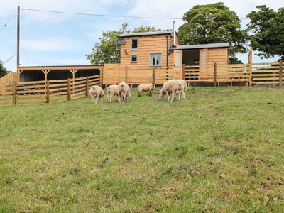 Shepherds Cabin at Titterstone, Shropshire, Ludlow