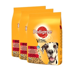 Complete Adult Maxi Dog Beef Dog Food x3