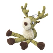 House of Paws - Green Tweed Long Legs Stag Dog Toy